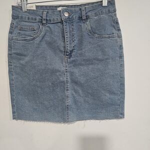 Cotton On Light Blue Stretch Skirt